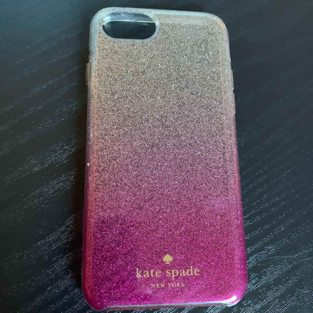 Kate Spade ♠️ iPhone 6 7 8 glitter case